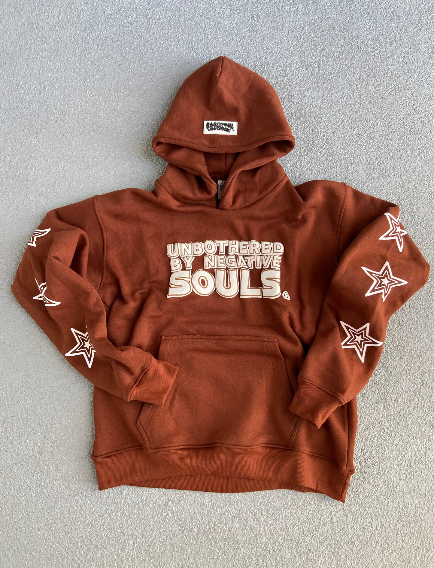 Rare Soul Hoodie (Brown & White)