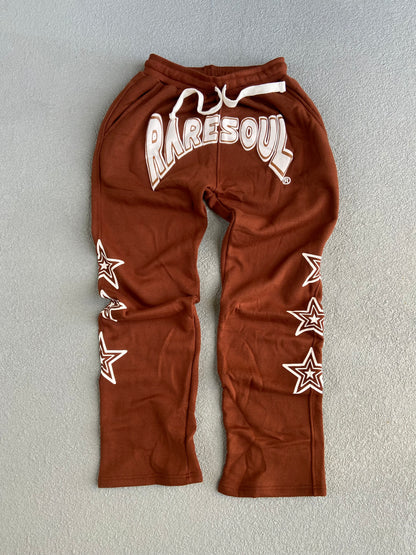 Rare Soul Sweats (Brown & White)