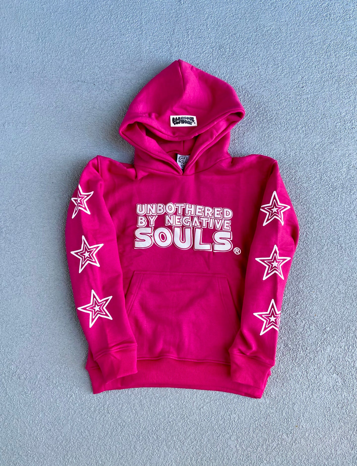 Rare Soul Hoodie (Pink & White)