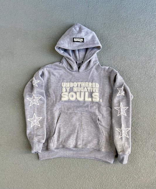 Rare Soul Hoodie (Grey & White)